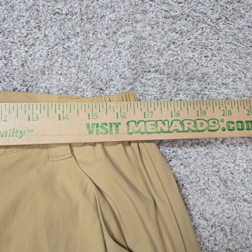 LL Bean Cresta Hiking Pant Men Large 33x27 Convertible Zip Off Cargo beige khaki - Picture 4 of 10